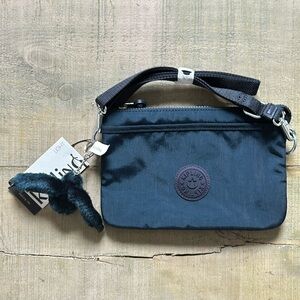 Kipling Navy blue Riri convertible crossbody wristlet.